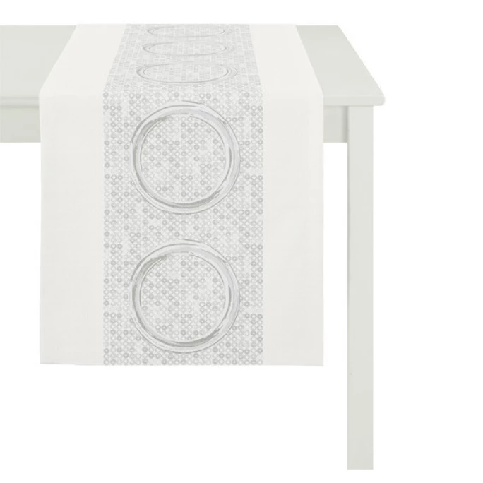 Aktion 💯 APELT 7904 Tischläufer - 48x140 Cm - Hellgrau 🔥 3 Aktion 💯 APELT 7904 Tischläufer - 48x140 Cm - Hellgrau 🔥