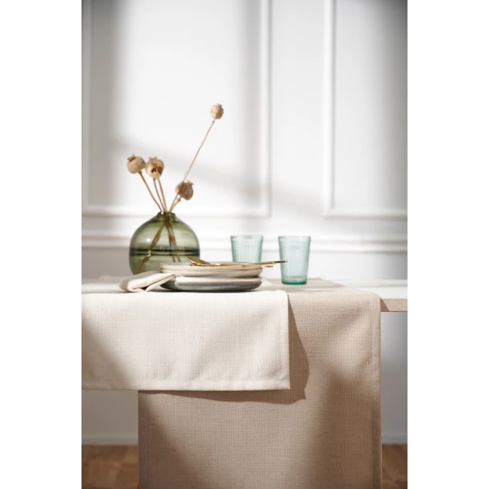 Am billigsten 🎁 Apelt Uni-Basic Arizona Tischläufer - 44x140 Cm - Beige ❤️ 5 Am billigsten 🎁 Apelt Uni-Basic Arizona Tischläufer - 44x140 Cm - Beige ❤️ – Bild 3