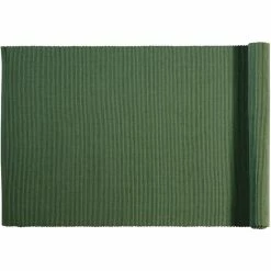 Bestes Angebot 😉 Linum UNI Tischläufer - 45x150 Cm - Olive Green A81 🛒