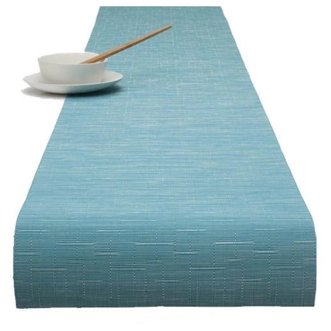 Neu đ Chilewich Bamboo Tischläufer - 36x183 Cm - Teal â 3 Neu đ Chilewich Bamboo Tischläufer - 36x183 Cm - Teal â