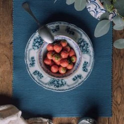 Angebote 😀 Linum UNI Tischläufer - 45x150 Cm - Deep Sea Blue C42 🔥 -APELT-Verkaufsshop unnamed file 1079