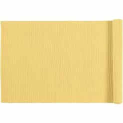 Brandneu ⭐ Linum UNI Tischläufer - 45x150 Cm - Light Peach Yellow E86 🔔