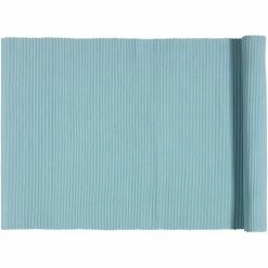Schlussverkauf 🔥 Linum UNI Tischläufer - 45x150 Cm - Light Skye Blue C5 😍