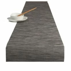 Coupon 🛒 Chilewich Bamboo Tischläufer - 36x183 Cm - Grey Flannel ✨