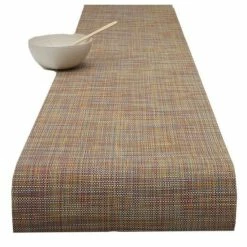 Schlussverkauf 🌟 Chilewich Mini Basketweave Tischläufer - 36x183 Cm - Confetti 🌟