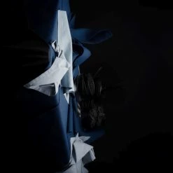 Neu ⌛ Linum UNI Tischläufer - 45x150 Cm - Light Grey Blue C7 😀