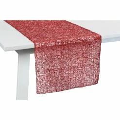 Auslauf 👏 Pichler Veneto Gedeckläufer - 45x140 Cm - Burgund 👏