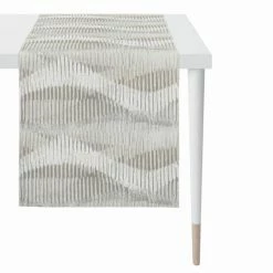 Am billigsten 🎁 Apelt Phoenix Tischläufer - 44x140 Cm - Grau 😉