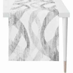Budget 🎉 Apelt Loft Style 1600 Tischläufer - 48x140 Cm - Weiß/schwarz 🎉