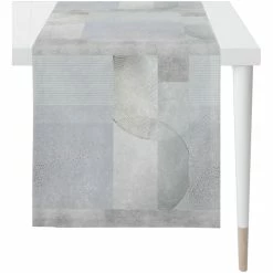 Bester Verkauf 🔥 Apelt Loft Style 1603 Tischläufer - 48x140 Cm - Grau ✨