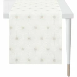 Blitzangebot 💯 Apelt 🎁 Christmas Glam 4710 Tischläufer - 48x140 Cm - Natur/goldfarben ❤️