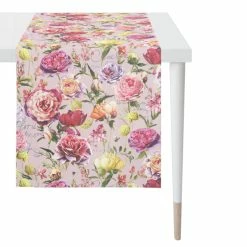 Aktion 🥰 Apelt 🌞 Summertime 7701 Tischläufer - 48x140 Cm - Rose-bunt ✨