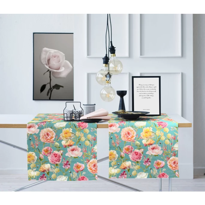 Bester Verkauf 🥰 Apelt 🌞 Summertime 7701 Tischläufer - 48x140 Cm - Petrol-bunt 🔥 4 Bester Verkauf 🥰 Apelt 🌞 Summertime 7701 Tischläufer - 48x140 Cm - Petrol-bunt 🔥 – Bild 2