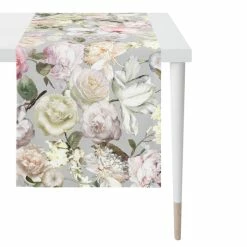 Bestpreis 👍 Apelt 🌞 Summer Garden Sina Tischläufer - 45x135 Cm - Grau-rose ⌛