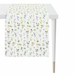 Coupon ✨ Apelt Happy Easter 6412 Tischläufer - 42x140 Cm - Weiß-bunt 😍