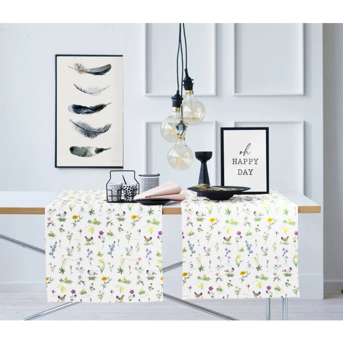 Coupon ✨ Apelt Happy Easter 6412 Tischläufer - 42x140 Cm - Weiß-bunt 😍 5 Coupon ✨ Apelt Happy Easter 6412 Tischläufer - 42x140 Cm - Weiß-bunt 😍 – Bild 3
