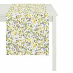 Coupon 😍 APELT 2204 Tischläufer - 48x140 Cm - Weiß-pastellbunt 🌟
