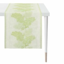 Neu 😉 Apelt Tischläufer Springtime 1616 - 48x140 Cm - Grün 🎁