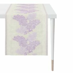 Aktion 😍 Apelt Tischläufer Springtime 1616 - 48x140 Cm - Flieder 🧨