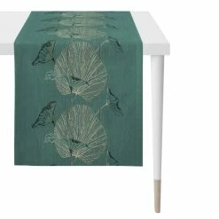 Bester Verkauf 🛒 Apelt Herbstzeit Nora Tischläufer - 48x140 Cm - Petrol 🤩