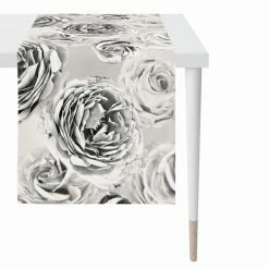 Bester Verkauf ⌛ Apelt Anais Tischläufer - 48x140 Cm - Schwarz/weiß 💯