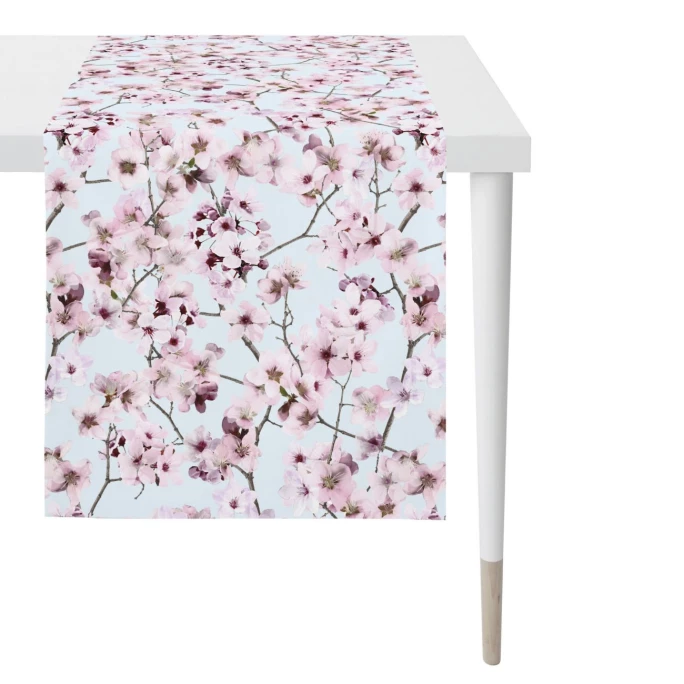 Schlussverkauf ✔️ Apelt Springtime Tischläufer - 48x140 Cm - Hellblau / Rose 😍 3 Schlussverkauf ✔️ Apelt Springtime Tischläufer - 48x140 Cm - Hellblau / Rose 😍