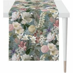 Blitzangebot 🤩 Apelt Herbstzeit 1607 Tischläufer - 48x140 Cm - Türkis/bunt 🤩