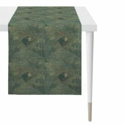 Blitzangebot ⭐ Apelt Loft Style 1307 Tischläufer - 43x135 Cm - Smaragd 💯