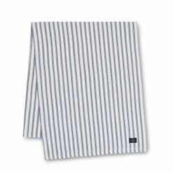 APELT-Verkaufsshop 33 Aktion 🌟 LEXINGTON Icons Cotton Herringbone Striped Tischläufer - 50x150 Cm - Blue-white 🧨