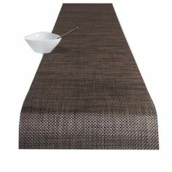 Großhandel 😍 Chilewich Basketweave Tischläufer - 36x183 Cm - Earth 🎁