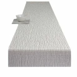 Bestpreis 👍 Chilewich Woven Lattice Tischläufer - 36x183 Cm - Silver ✨
