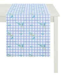 Coupon 👍 APELT 2105 Tischläufer - 48x140 Cm - Blau-weiß 🎉