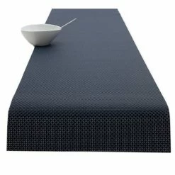Großhandel ⭐ Chilewich Basketweave Tischläufer - 36x183 Cm - Navy ⌛
