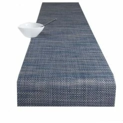 Schlussverkauf 😍 Chilewich Basketweave Tischläufer - 36x183 Cm - Denim 🔔