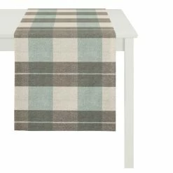 Billig 😍 Apelt Nebraska Tischläufer - 45x135 Cm - Graublau ⌛