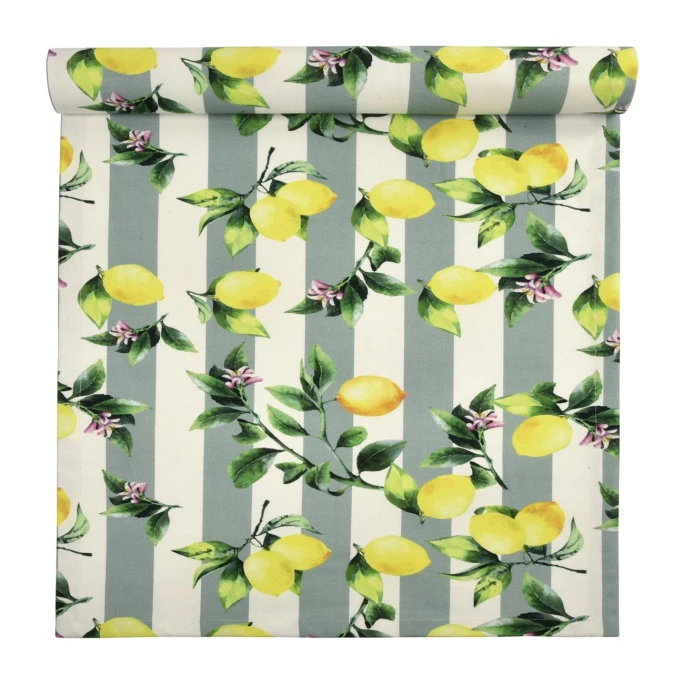 Angebote ⌛ Pad TUTTI FRUTTI Tischläufer - 45x150 Cm - Lemon 🧨 3 Angebote ⌛ Pad TUTTI FRUTTI Tischläufer - 45x150 Cm - Lemon 🧨