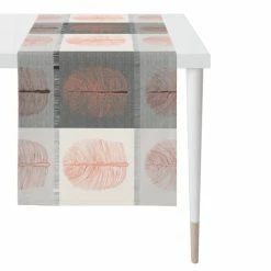 Bestes Angebot 👏 Apelt Loft Style Vito Tischläufer - 44x140 Cm - Grau-weiß-rot 😉