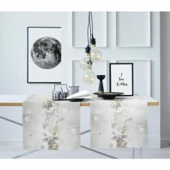 Auslauf 🧨 Apelt 9598 ❄ Christmas Elegance Tischläufer - 135x46 - Weiß/grau 💯 -APELT-Verkaufsshop unnamed file 709