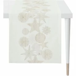 Coupon 😀 Apelt 🎁 Christmas Glam 4708 Tischläufer - 46x135 Cm - Natur/goldfarben 🔥