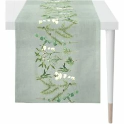 Am billigsten 🔔 Apelt Chalet Style 4687 Tischläufer - 42x140 Cm - Grün 🔔