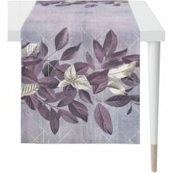 Aktion 🧨 Apelt Herbstzeit 1608 Tischläufer - 48x140 Cm - Mauve/silberfarben 💯