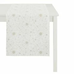 Rabatt ✔️ Apelt 3009 Tischläufer - 48x140 Cm - Gold/weiß ✨