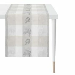 Beste Bewertungen von 😍 Apelt Tischläufer ☀️ Summergarden 1615 - 48x140 Cm - Grau/weiß 👏