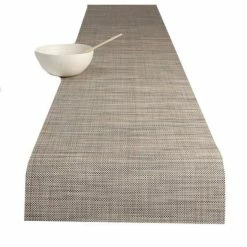 Coupon 😍 Chilewich Mini Basketweave Tischläufer - 36x183 Cm - Linen ⌛