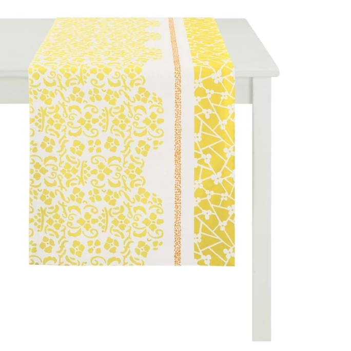 Bestes Angebot 👍 APELT Bilbao Tischläufer - 48x140 Cm - Gelb-weiß ⌛ 3 Bestes Angebot 👍 APELT Bilbao Tischläufer - 48x140 Cm - Gelb-weiß ⌛
