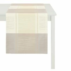 Rabatt 🧨 Apelt Loft Style Como Tischläufer - 44x140 Cm - Creme ⌛