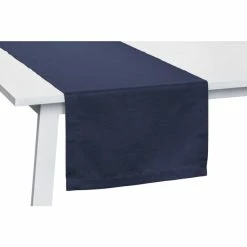 Am billigsten 😉 Pichler BEVERLY Gedeckläufer - 50x150 Cm - Rauchblau 🎉