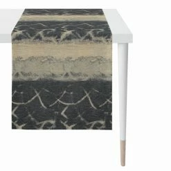 Am billigsten 😍 Apelt Opalia Tischläufer - 44x140 Cm - Anthrazit / Beige ✨