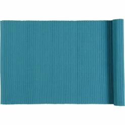 Bester Verkauf ❤️ Linum UNI Tischläufer - 45x150 Cm - Aqua Turquoise C91 🤩