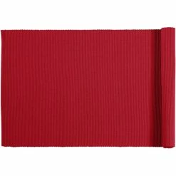 Aktion 💯 Linum UNI Tischläufer - 45x150 Cm - Red D90 😀